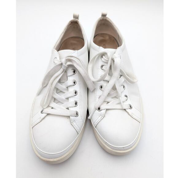 Vionic Winny Lace Up Sneaker Shoes Women's Leather White Size US10 EU41 - Picture 14 of 15